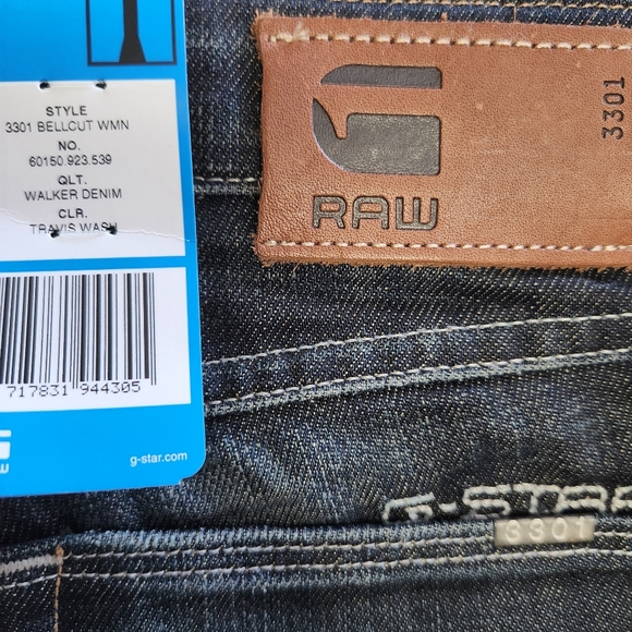 NWT Womens G-star 3301 Bellcut jeans - Picture 16 of 16